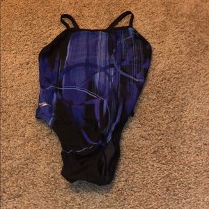 Blue & Black speedo swimsuit new